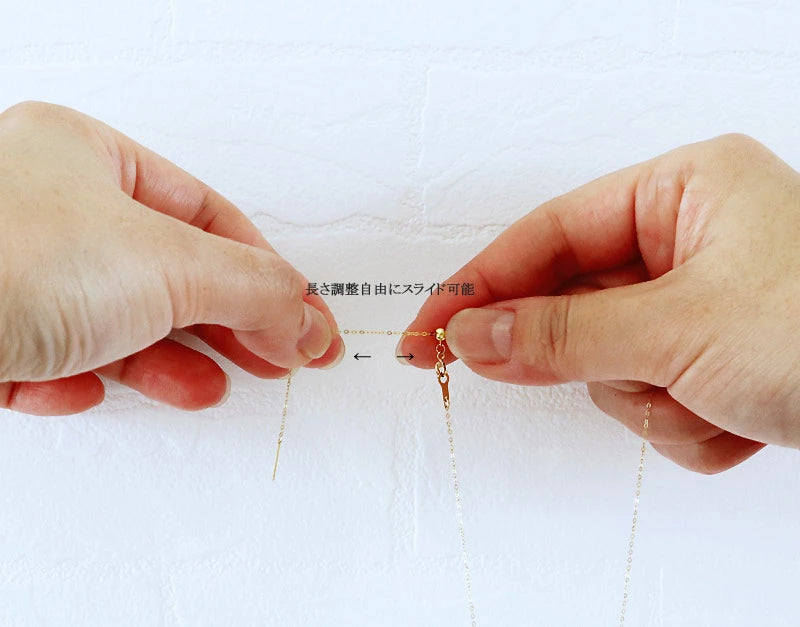 Akoya pearl single diamond necklace K18YG or K18WG D0.04ct 1pcs pearl size selectable pearl diamond