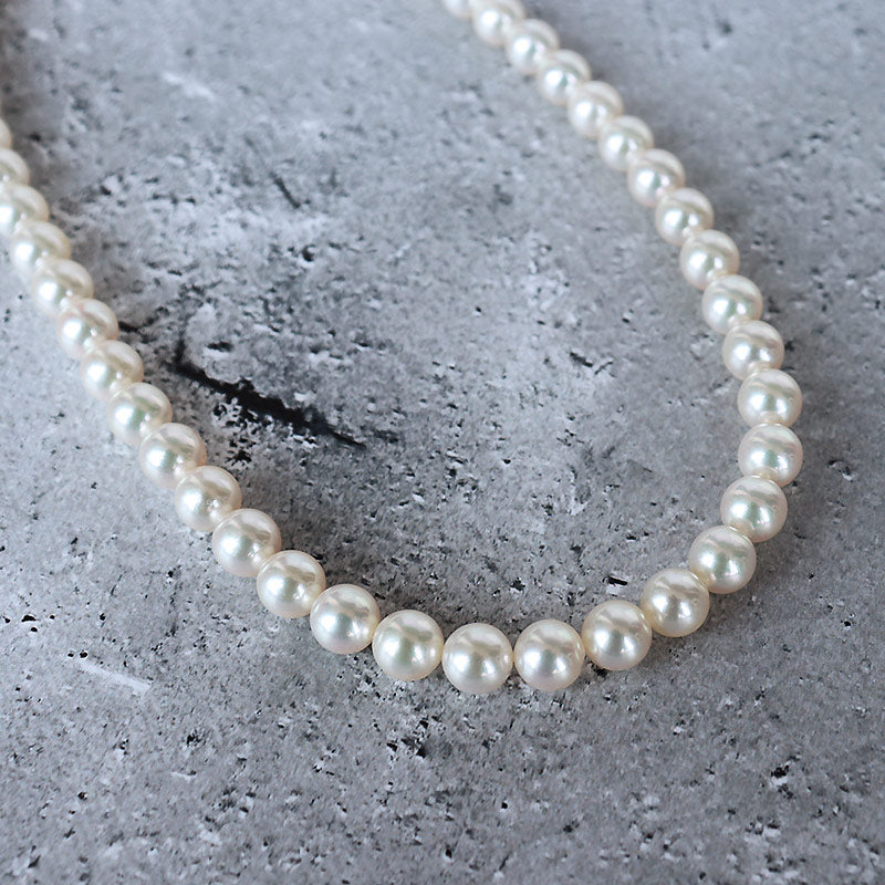 天然アコヤ本真珠ネックレス　ベビーパール　約3.5-4mm前後　ホワイト系色