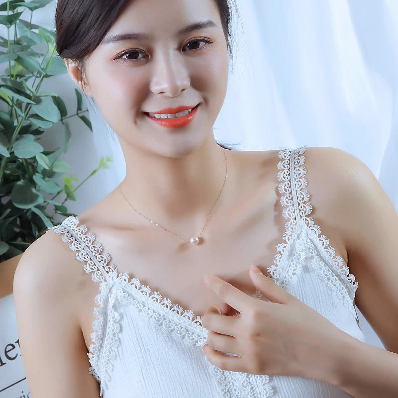 K18 約9㎜珠極花珠 あこや真珠 ネックレス K18 約9㎜珠極花珠 あこや真珠 ネックレス