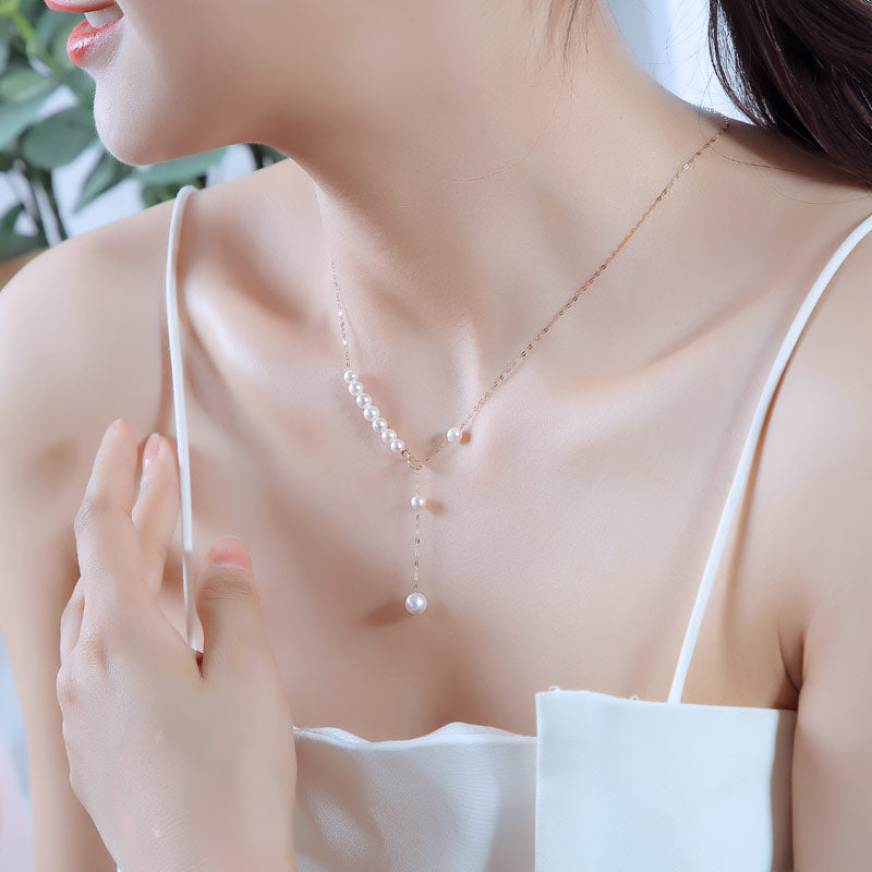 ベビー④　アコヤ真珠ネックレス　ベビーパールデザインネックレス