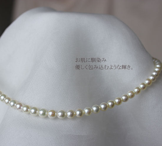 Akoya 珍珠项链 Baby Pearl Formal [Akoya Pearl] [Natural Cream] Rare Pure Natural